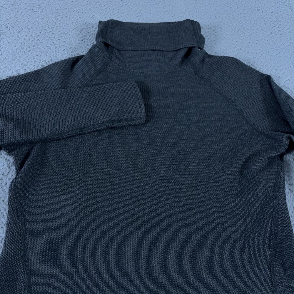 Kuhl Petra Turtleneck Womens Small Gray Waffle Thermal Long Sleeve Shirt Active